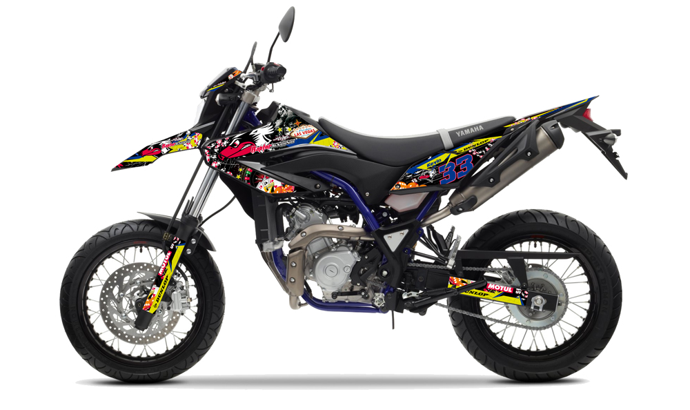 Yamaha WR 125 Supermoto Sticker und Plastik Kits